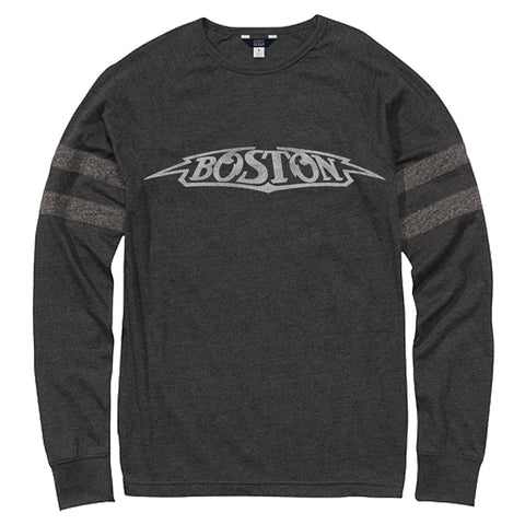 Boston Logo Long Sleeve Crew T-Shirt-Boston